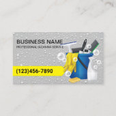 プロフェッショナルハウスクリーニングサービスのオートディテリング 名刺 (正面)