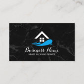 プロフェッショナルハウスクリーニングサービスダークマーブル 名刺 (正面)