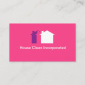 プロフェッショナルハウスクリーニングサービスバルク 名刺 (正面)