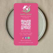 プロフェッショナルハウスクリーニングサービスロゴQrコード 名刺