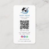 プロフェッショナルハウスクリーニングサービスロゴQrコード 名刺 (裏面)