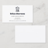 プロフェッショナルハウスクリーニングサービス守衛室 名刺 (正面/裏面)