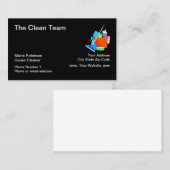 プロフェッショナルハウスクリーニングサービス 名刺 (正面/裏面)