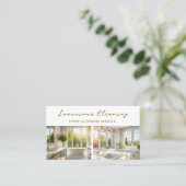 プロフェッショナルハウスクリーニングサービスQRコード 名刺 (スタンド正面)