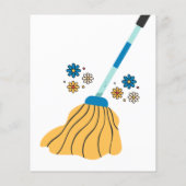 プロフェッショナルハウスクリーニングデイジーレトロフライヤー チラシ (裏面)