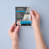 プロフェッショナルハウスクリーニングメイドサービス チラシ (手)