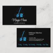 プロフェッショナルハウスクリーニングメイドハウスキーピングブシ 名刺 (正面/裏面)