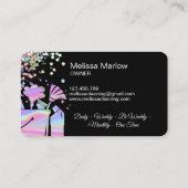 プロフェッショナルハウスクリーニングメイドホログラフ 名刺 (裏面)