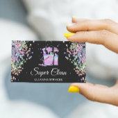 プロフェッショナルハウスクリーニングメイドホログラフ 名刺