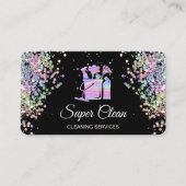 プロフェッショナルハウスクリーニングメイドホログラフ 名刺 (正面)