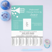 プロフェッショナルハウスクリーニング切れ取り チラシ (シングル)