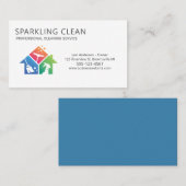 プロフェッショナルハウスクリーニング用品クリーンサービス 名刺 (正面/裏面)