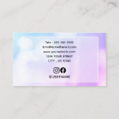 プロフェッショナルハウスクリーニング&メイドサービス 名刺 (裏面)