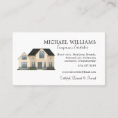 プロフェッショナルハウスケアバーサービスビジネスカー 名刺 (正面)