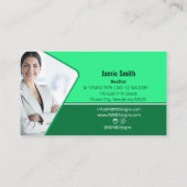 プロフェッショナルハウスシンボルデザイン不動産仲介業者 名刺 (裏面)