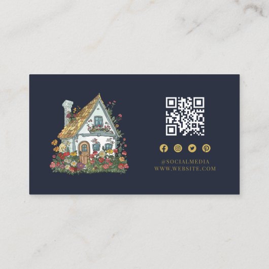 プロフェッショナルハウスヘルスケアサービスQRコード 名刺 (裏面)