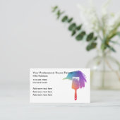 プロフェッショナルハウスペイカラフルントブラシ 名刺 (スタンド正面)