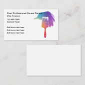 プロフェッショナルハウスペイカラフルントブラシ 名刺 (正面/裏面)