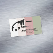プロフェッショナルハウスペインターカラフルビジネス マグネット名刺 (インサイチュ)