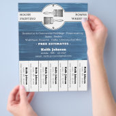 プロフェッショナルハウスペインターデコレーター契約者 チラシ (手)