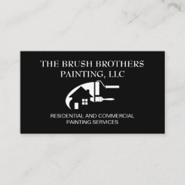 プロフェッショナルハウスペインタービジネスカード 名刺