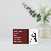 プロフェッショナルハウスペインター編集可能名刺 名刺 (スタンド正面)