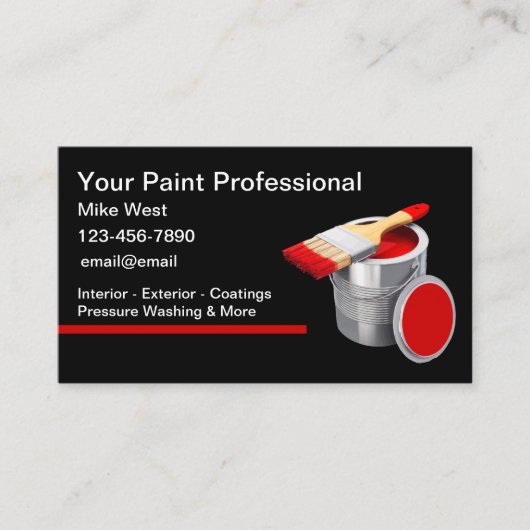 プロフェッショナルハウスペインター 名刺 (正面)