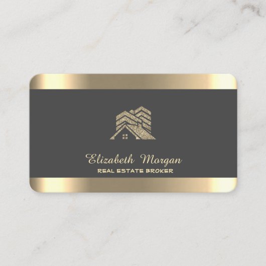 プロフェッショナルハウスルーフ実在エテートグレー 名刺 (正面)