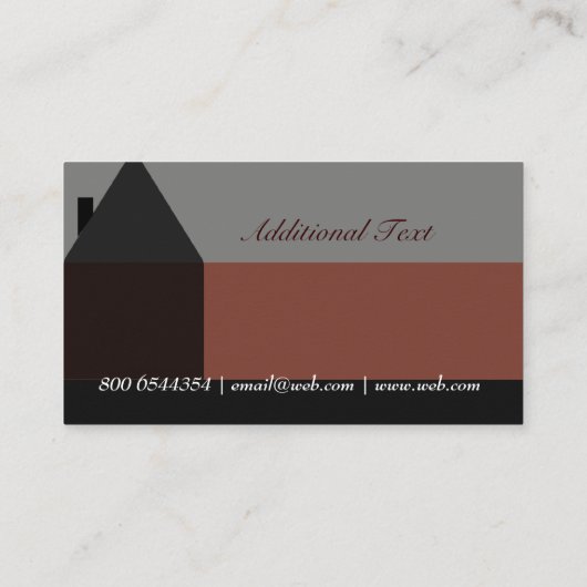 プロフェッショナルハウス建築ハンドイマンツール 名刺 (裏面)