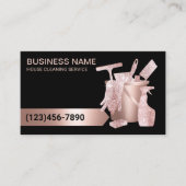 プロフェッショナルハウス清掃サービスバラ金ゴールド 名刺 (正面)