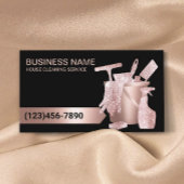 プロフェッショナルハウス清掃サービスバラ金ゴールド 名刺