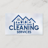 プロフェッショナルハウス清掃サービス 名刺 (正面)