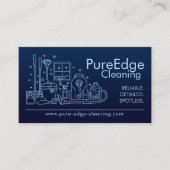 プロフェッショナルハウス清掃サービス 名刺 (正面)