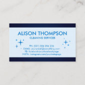 プロフェッショナルハウス清掃サービス 名刺 (裏面)