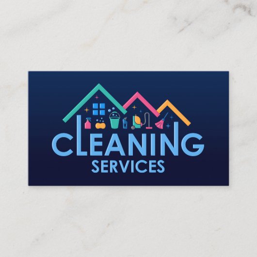 プロフェッショナルハウス清掃サービス 名刺 (正面)