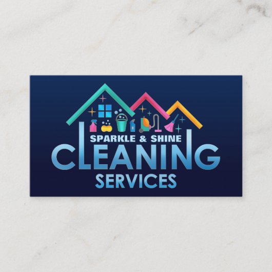 プロフェッショナルハウス清掃サービス 名刺 (正面)