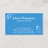 プロフェッショナルハウス清掃サービス 名刺 (裏面)