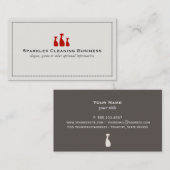 プロフェッショナルハウス清掃サービス 名刺 (正面/裏面)