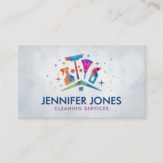 プロフェッショナルハウス清掃サービス 名刺 (正面)