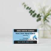 プロフェッショナルハウス絵画ズサービス 絵を描 |  名刺 (スタンド正面)