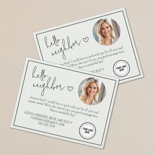 プロフェッショナルハローネイバー実在エステート ポストカード