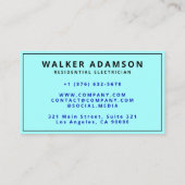 プロフェッショナルハンディマンエレクトリシャン稲妻 名刺 (裏面)