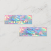 プロフェッショナルハート虹彩色オパールホログラフィック ロイヤリティカード