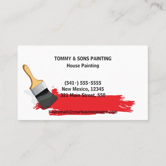 プロフェッショナルハ絵画ウス 名刺 (裏面)