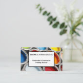 プロフェッショナルハ絵画ウス 名刺 (スタンド正面)