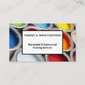 プロフェッショナルハ絵画ウス 名刺 (正面)