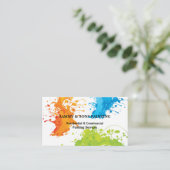 プロフェッショナルハ絵画ウス 名刺 (スタンド正面)