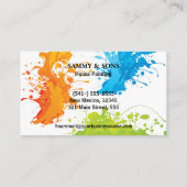 プロフェッショナルハ絵画ウス 名刺 (裏面)