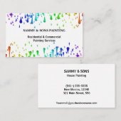 プロフェッショナルハ絵画ウス 名刺 (正面/裏面)