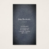 プロフェッショナルバスケットボールコーチスポーツスクールカード (裏面)